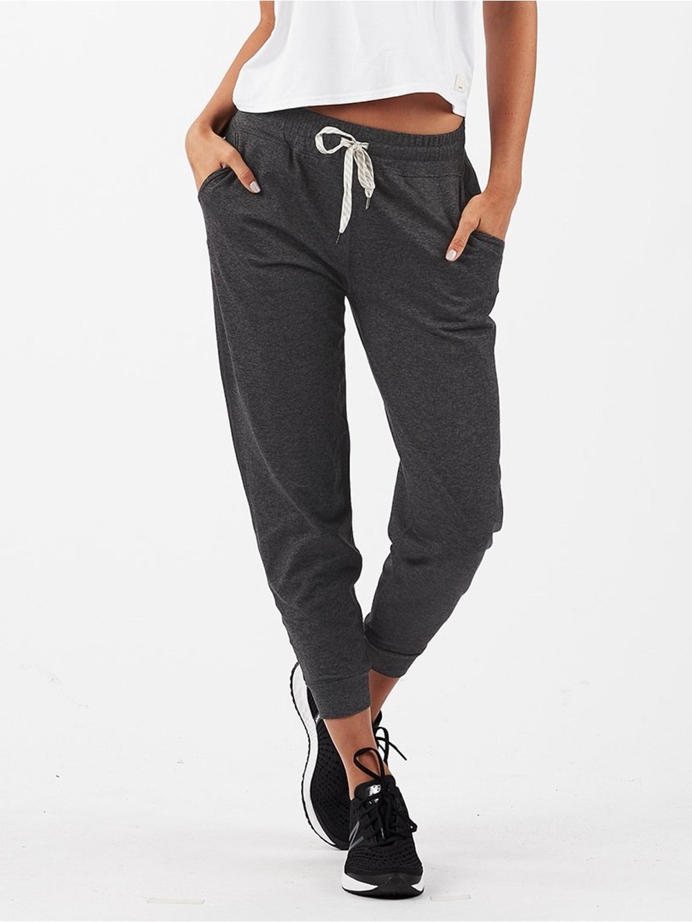 Vuori Performance Joggers Heather Charcoal Grey Size XS
